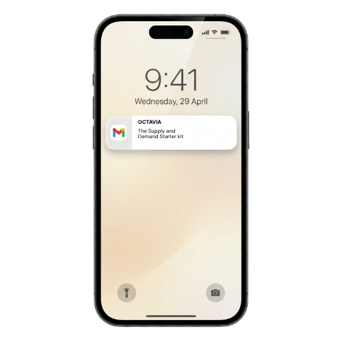 Phone showing the free download arriving in your inbox — click to claim it